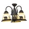 Vaxcel Bozeman 3L LED Bronze Rustic Bear Mini Chandelier or Fan Light Kit LK55716BBZ-C - alternate 1